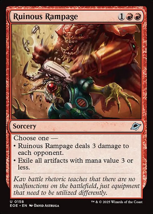 Ruinous Rampage #158 [EOE] [ENG] NM Foil