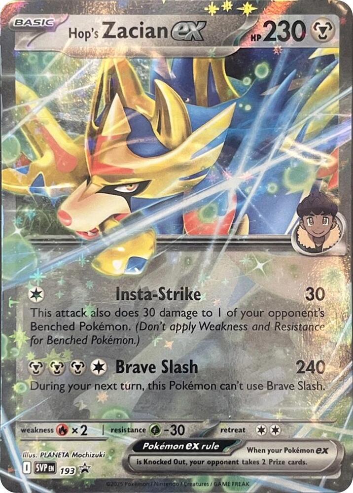 Hop's Zacian ex - SVP193 #SVP193 [SVP] [ESP] NM Holo Sparkling