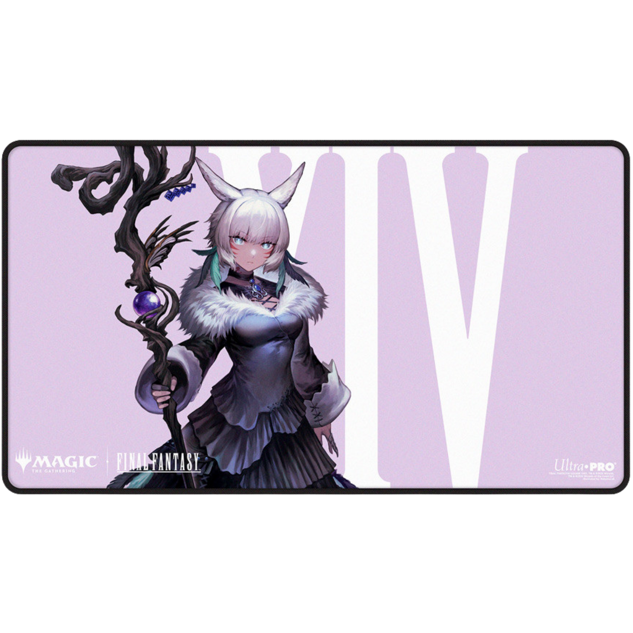 Magic: The Gathering — Playmat: MTG Black Stitched- Final Fantasy- Y'shtola, Night's Blessed
