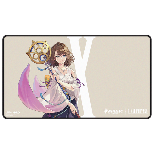 Magic: The Gathering — Playmat: MTG Black Stitched- Final Fantasy- Yuna, Grand Summoner