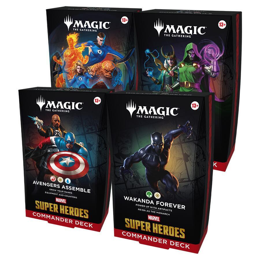 Magic: The Gathering — Universes Beyond- Marvel Super Heroes Commander Deck — En Español