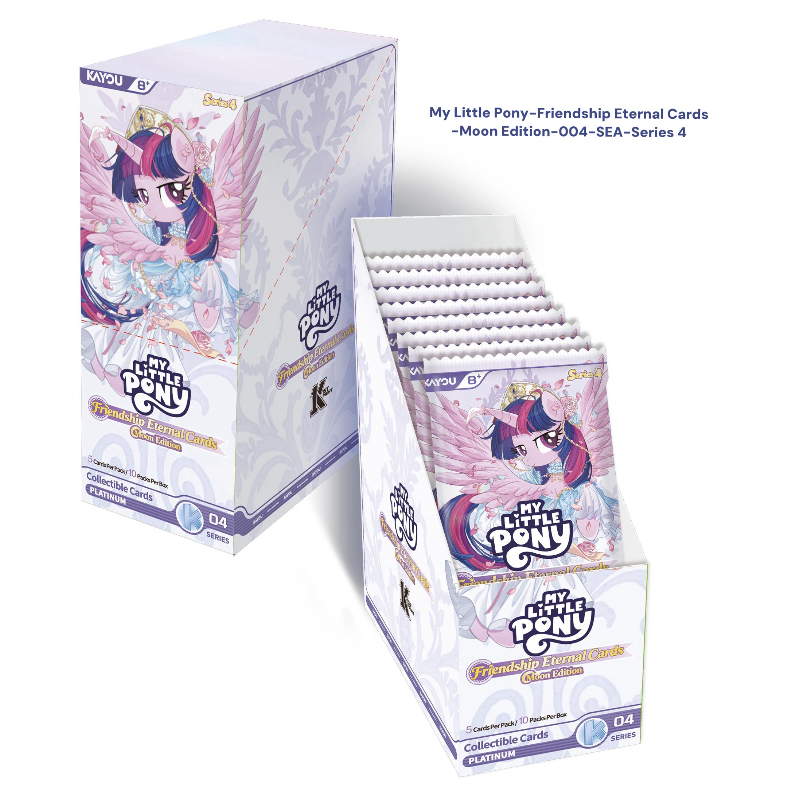 My Little Pony CCG — My Little Pony TCG: Friendship Eternal Cards, Moon Edition- Foil Pack Display- 004C