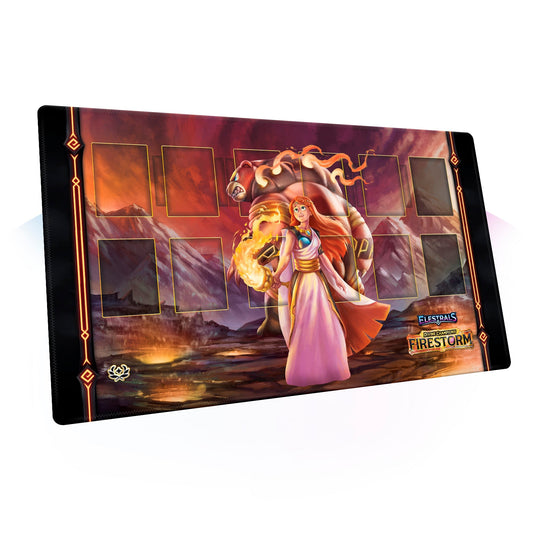Elestrals — Elestrals: Firestorm- Playmat- Hestia & Majursa