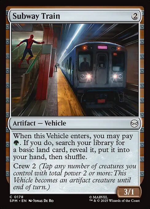 Subway Train #178 [SPM] [ENG] NM Foil
