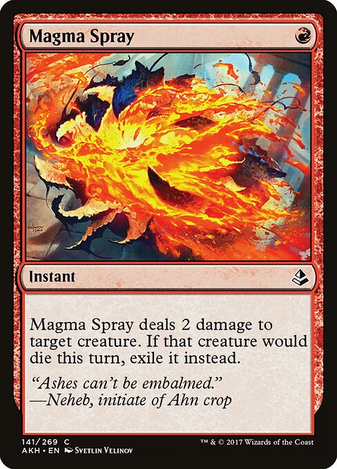 Magma Spray #141 [AKH] [ESP] NM