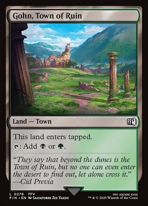 Gohn, Town of Ruin #278 [FIN] [ENG] NM Foil