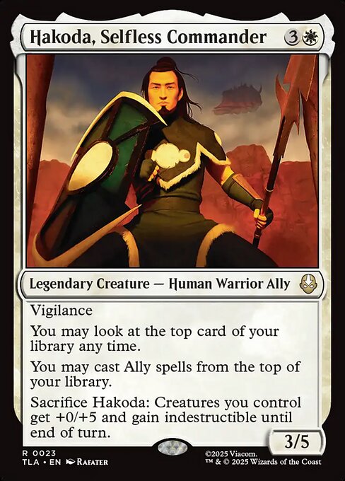 Hakoda, Selfless Commander #23 [TLA] [ENG] NM