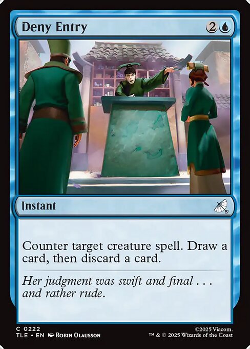 Deny Entry #222 [TLE] [ENG] NM Foil