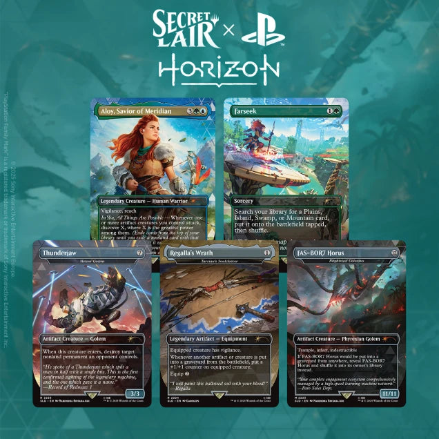 Magic: The Gathering — Secret Lair Drop- Horizon: Zero Dawn: Huntress and the Machines- Regular
