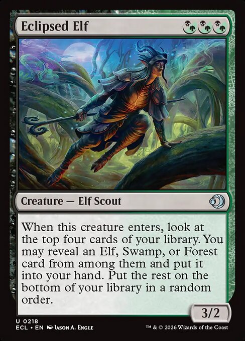 Eclipsed Elf #218 [ECL] [ENG] NM
