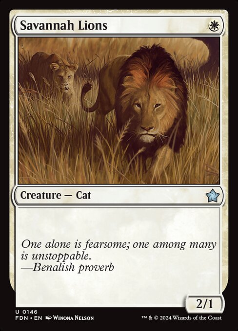 Savannah Lions #146 [FDN] [ENG] NM