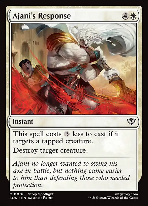 Ajani's Response #6 [SOS] [ENG] NM