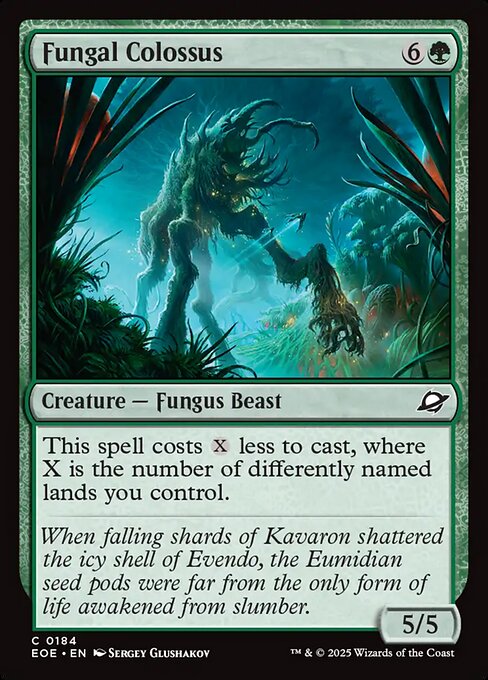 Fungal Colossus #184 [EOE] [ENG] NM Foil