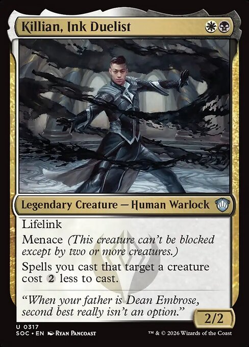 Killian, Ink Duelist #317 [SOC] [ENG] NM