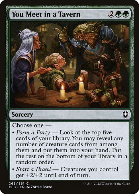 You Meet in a Tavern #263 [CLB] [ENG] NM
