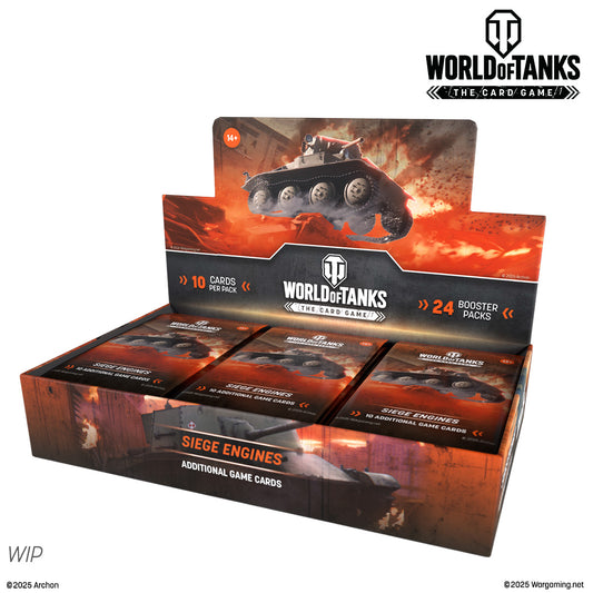 World of Tanks the Card Game: Siege Engines- Booster Display (24 Packs)