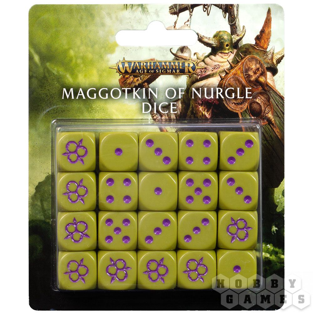 Age of Sigmar: Maggotkin of Nurgle Dice