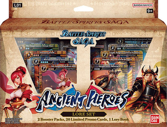 *DISPLAY* - Battle Spirits Saga TCG: Lore Set Display Box (6ct) (L01)