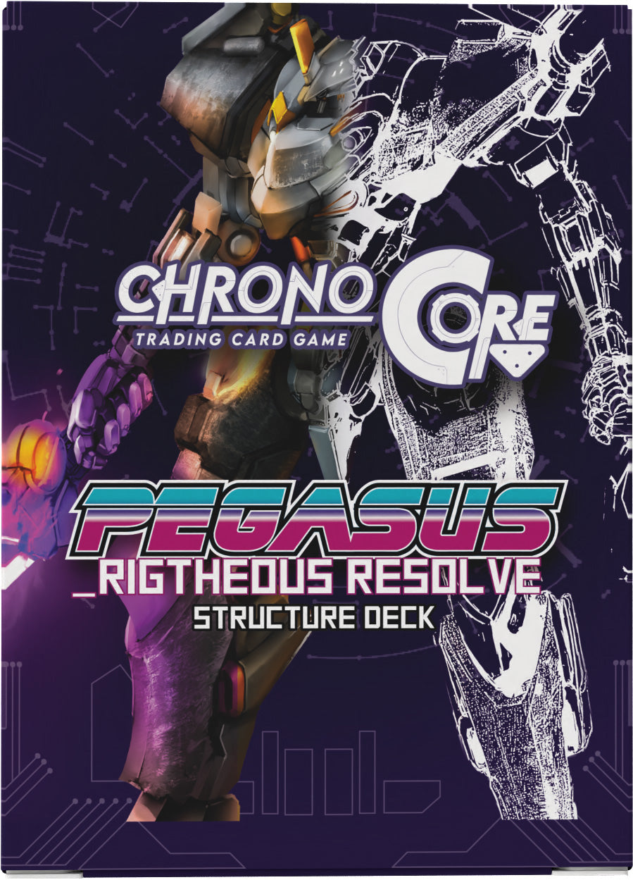 Chrono Core TCG: Structure Deck- SD02 Pegasus- Righteous Resolve, Unlimited