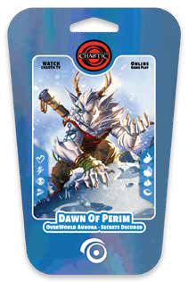 Chaotic TCG: Dawn of Perim- Secrets Decoded Count Foundation Deck Display (12 Decks)