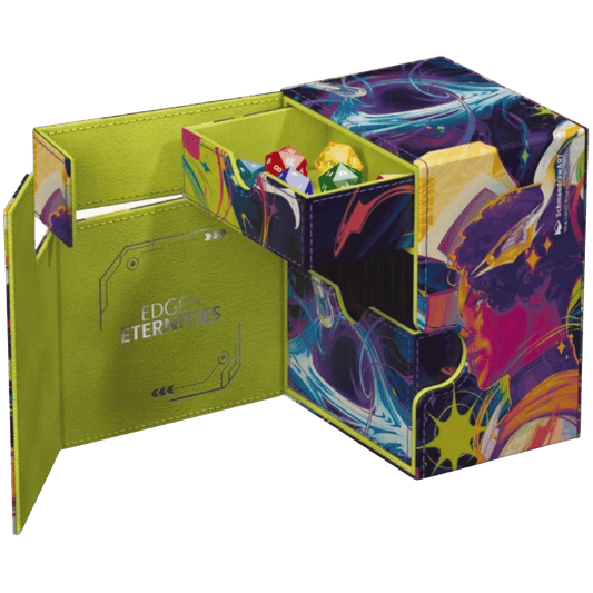 Magic: The Gathering — Flip'n'Tray 133+ Standard Size - MTG- Edge of Eternities- Haliya and Tezzeret