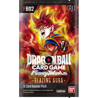 Dragon Ball Super CG — Fusion World FB-02 Blazing Aura Booster Box