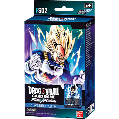Dragon Ball Super CG — Fusion World FS-02 Vegeta Starter Deck