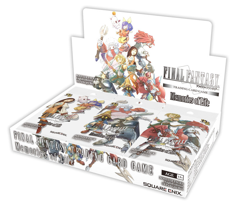 Final Fantasy TCG — Opus 30- Memories of Life Booster Display