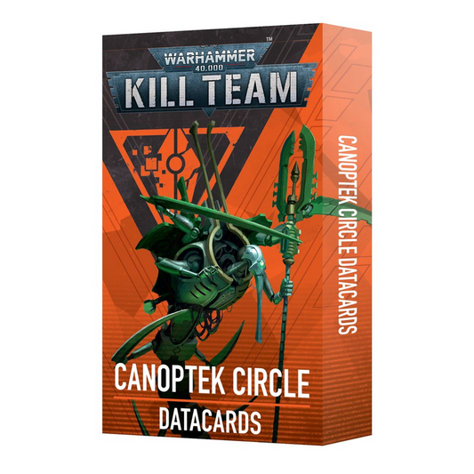 Necrons: Kill Team Canoptek Circle — Tarjetas de Datos