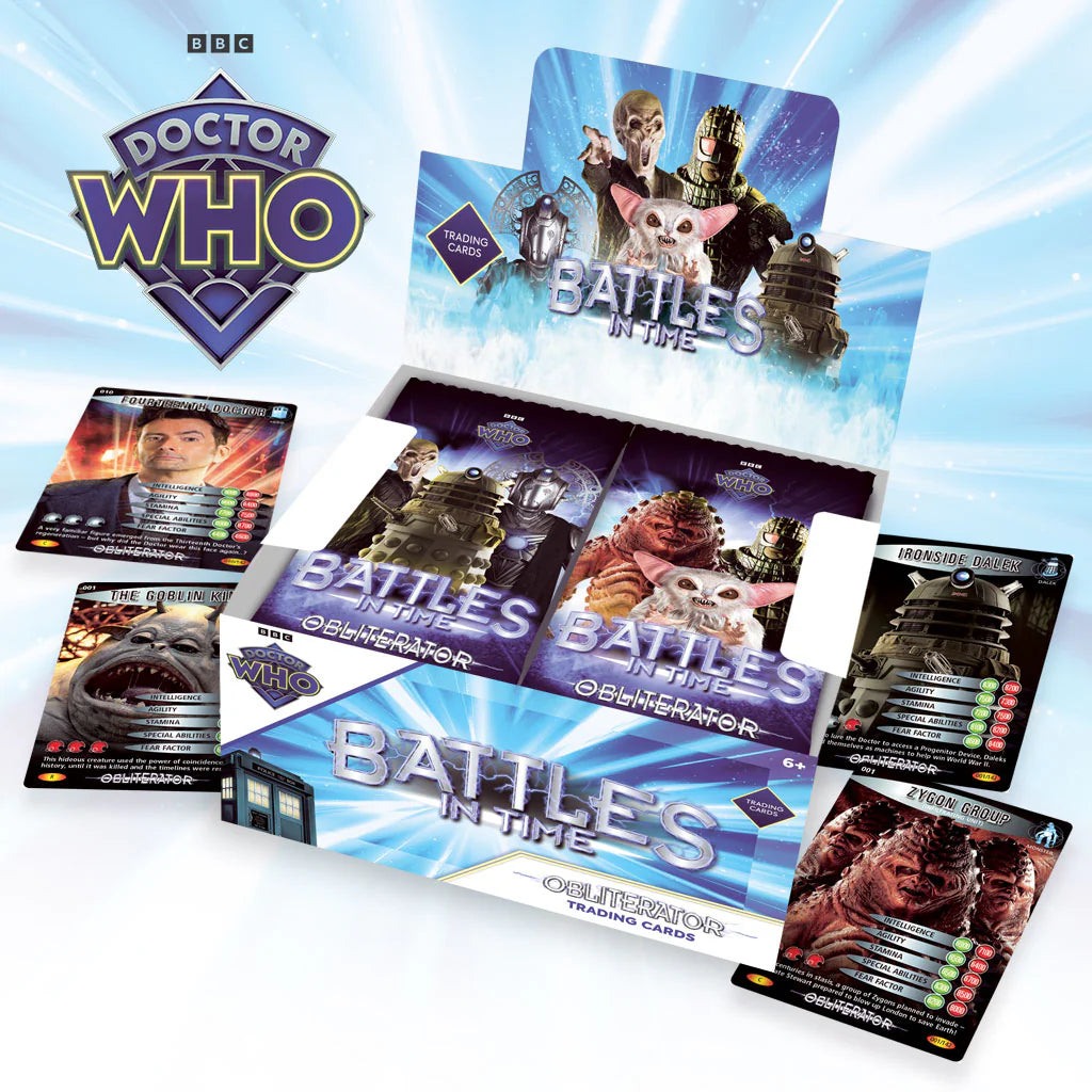 Dr. Who Battles in Time: Obliterator Booster Pack Display, Limited Edition (36 Packs)
