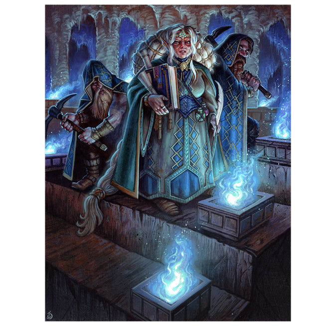 Warlord: Saga of the Storm - Into the Accordlands Card Sleeves - Dwarven Forges (100)