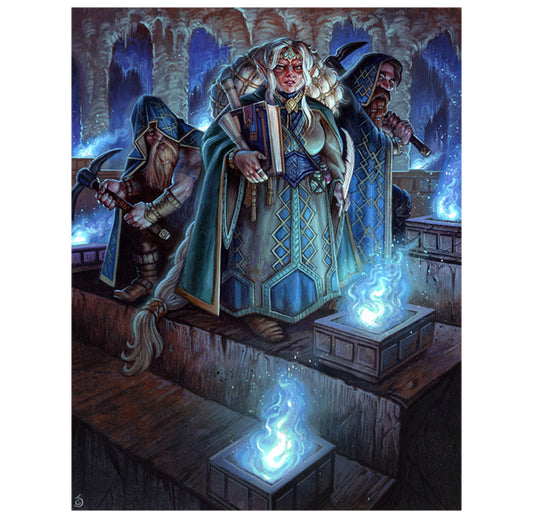 Warlord: Saga of the Storm - Into the Accordlands Card Sleeves - Dwarven Forges (100)