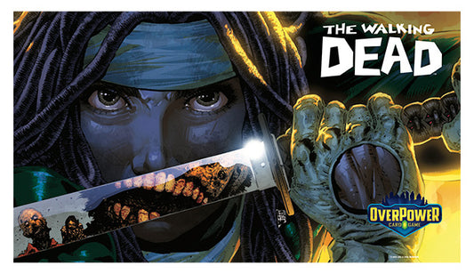 OverPower CCG: Skybound Premium Playmat- The Walking Dead- Michonne
