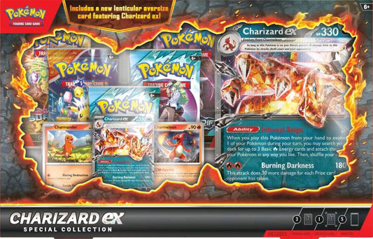 Pokemon TCG: Spanish Charizard Ex Special Collection Case (6 Boxes)