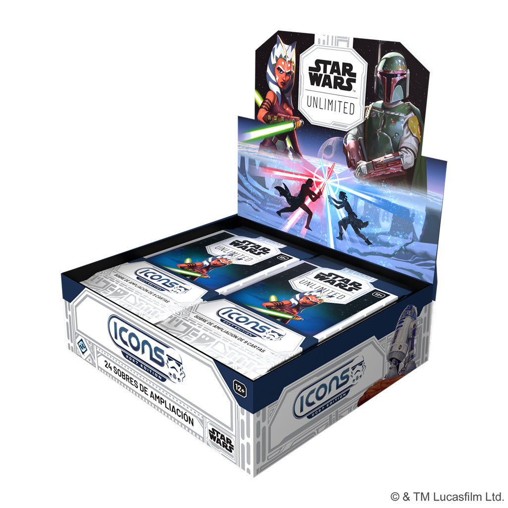 Star Wars Unlimited — Icons 2027 Edition: Booster Display (Inglés)