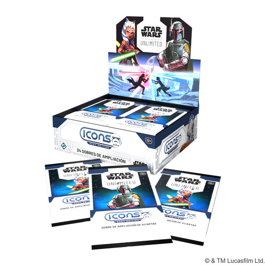 Star Wars Unlimited — Icons 2027 Edition: Booster Display (Inglés)