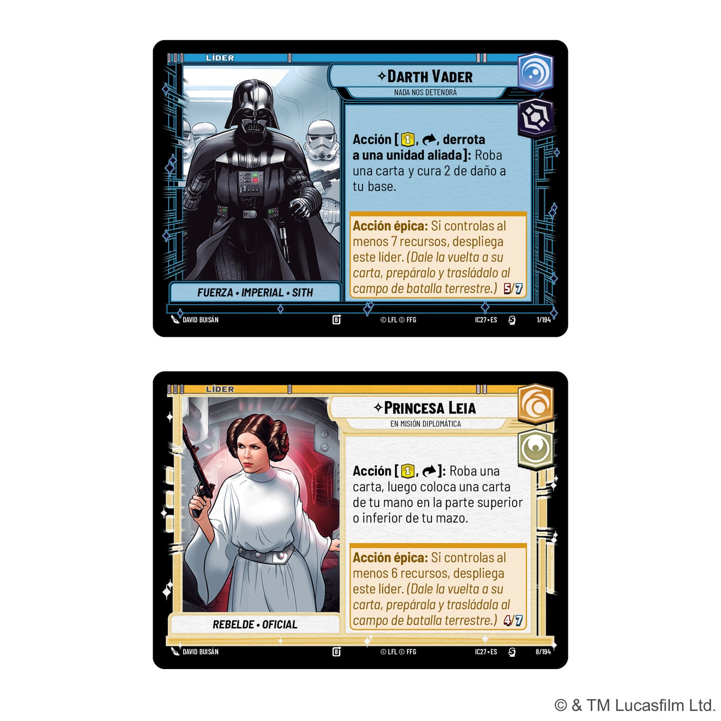 Star Wars Unlimited — Icons 2027 Edition: Starter Box (Inglés)