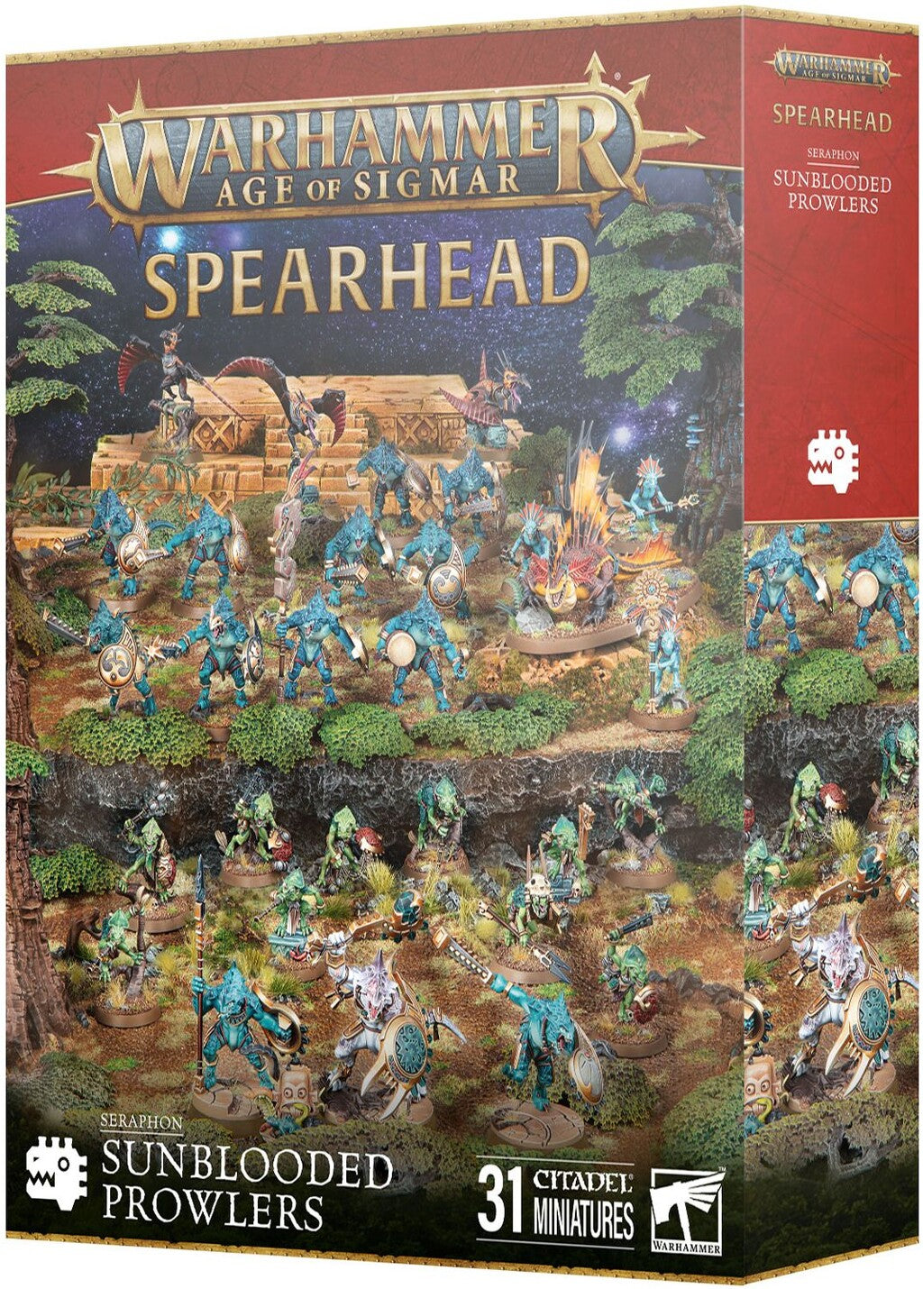 Spearhead: Seraphon Sunblooded Prowlers