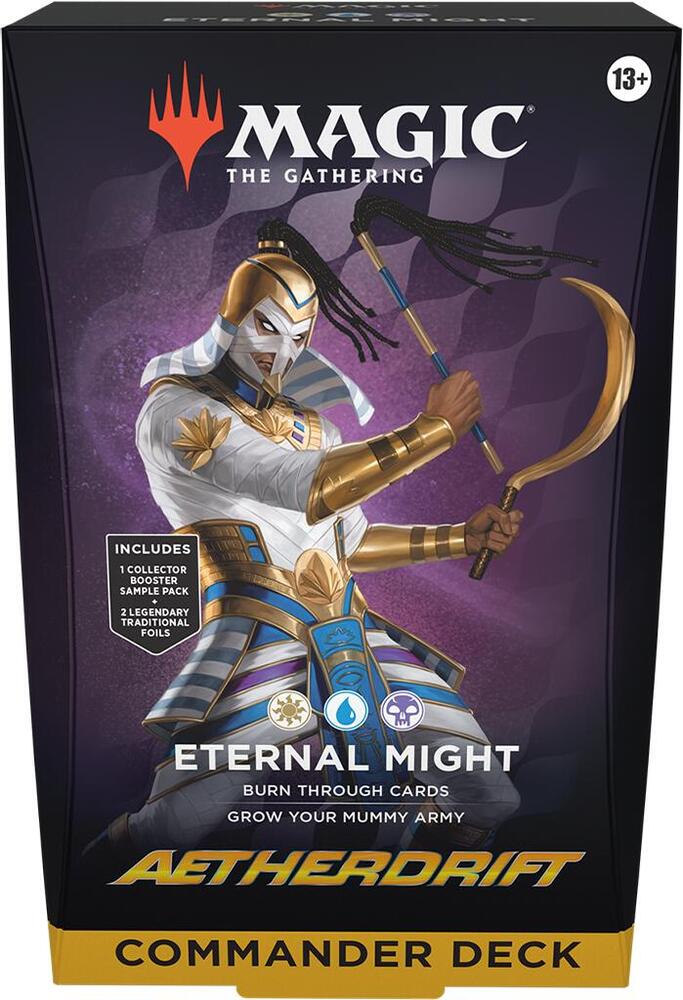 Magic: The Gathering — Aetherdrift Commander Deck Eternal Might ENG