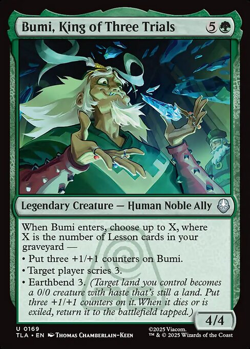 Bumi, King of Three Trials #169 [TLA] [ENG] NM Foil