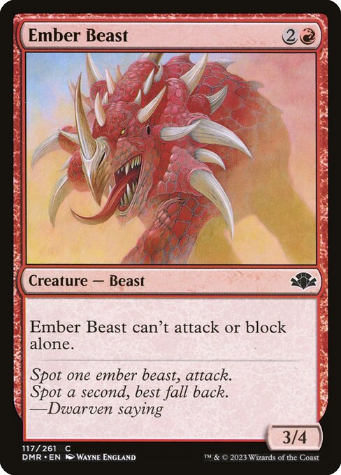 Ember Beast #117 [DMR] [ENG] NM