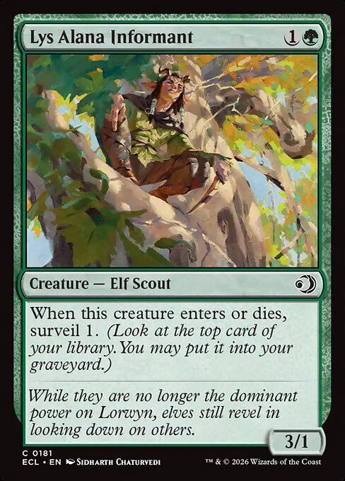 Lys Alana Informant #181 [ECL] [ENG] NM Foil