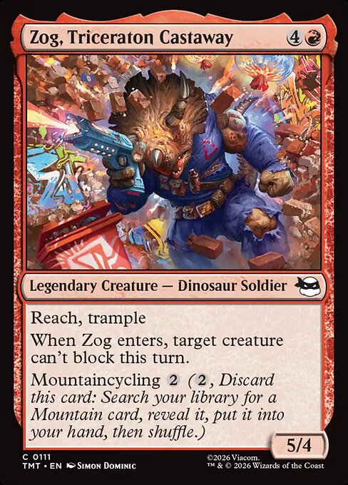 Zog, Triceraton Castaway #111 [TMT] [ENG] NM