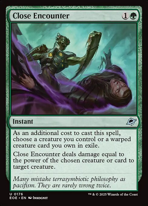 Close Encounter #176 [EOE] [ENG] NM Foil