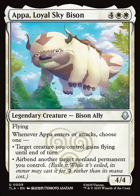 Appa, Loyal Sky Bison #9 [TLA] [ENG] NM