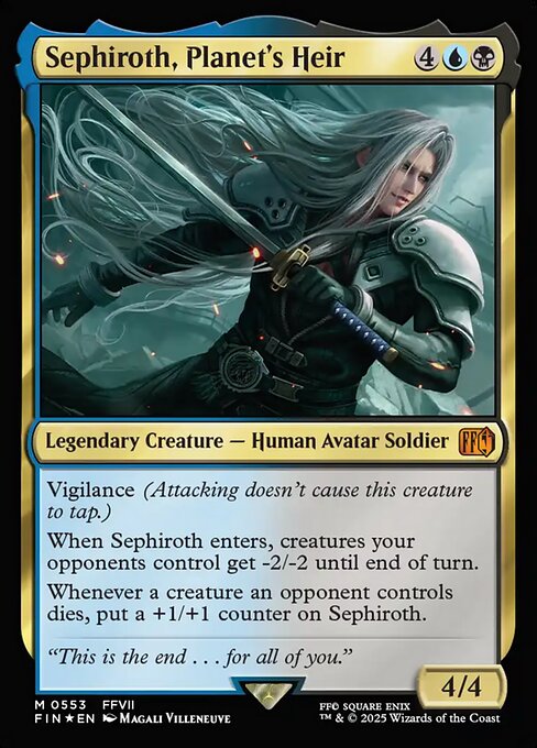 Sephiroth, Planet's Heir #553 [FIN] [ENG] NM Foil