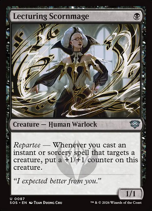 Lecturing Scornmage #87 [SOS] [ENG] NM Foil