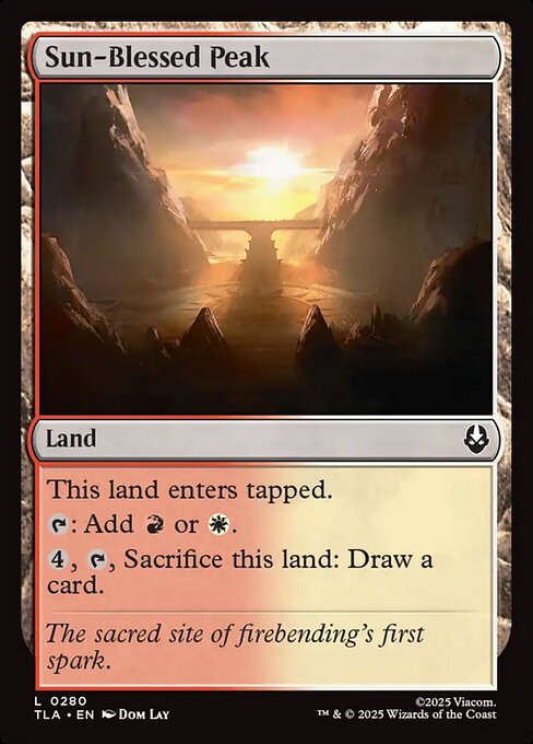 Sun-Blessed Peak #280 [TLA] [ENG] NM Foil