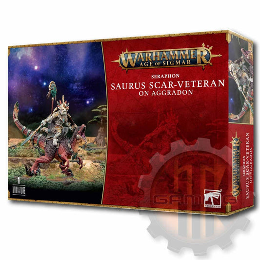 Seraphon:saurus Scar-veteran on Aggradon