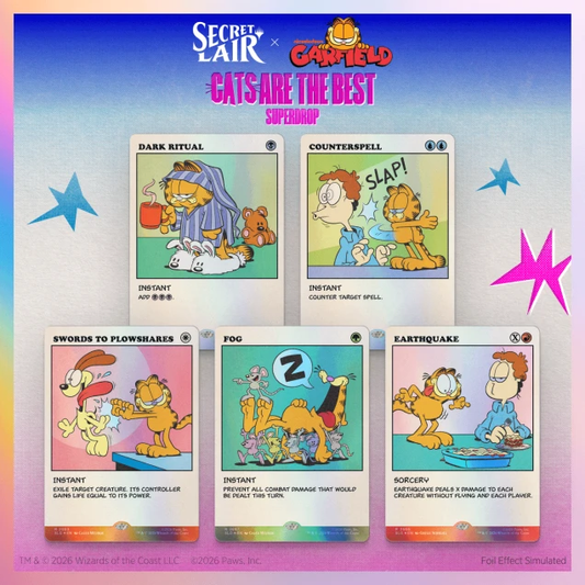 Magic Secret Lair x Garfield: As Intended — Foil